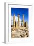 Doric Temple of Athena. Dorian Acropolis of Lindos from About 10th Century BC. Rhodes. Greece-Tom Norring-Framed Photographic Print