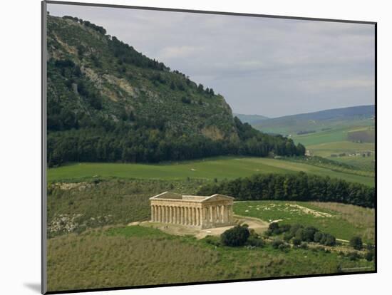 Doric Temple of Segesta Dating from 430 BC, Segesta, Sicily, Italy, Europe-Ken Gillham-Mounted Photographic Print