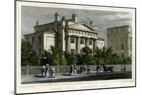 Doric Villa, Regent's Park, London, 1828-W Watkins-Mounted Giclee Print