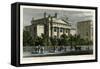 Doric Villa, Regent's Park, London, 1828-W Watkins-Framed Stretched Canvas