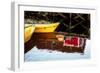 Dories and Reflection-David W^ Pollard-Framed Photographic Print