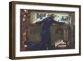 Dorigen of Bretaigne Longing for the Safe Return of Her Husband, 1871-Edward Burne-Jones-Framed Giclee Print