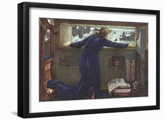 Dorigen of Bretaigne Longing for the Safe Return of Her Husband, 1871-Edward Burne-Jones-Framed Giclee Print