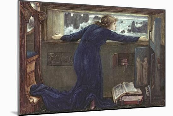 Dorigen of Bretaigne Longing for the Safe Return of Her Husband, 1871-Edward Burne-Jones-Mounted Giclee Print