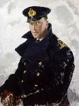Lieutenant Grahame Johnstone, D.S.C., R.N.V.R. (D.1946) 1940-Doris Clare Zinkeisen-Stretched Canvas