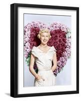 Doris Day, Warner Brothers portrait, ca. 1950s-null-Framed Photo