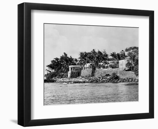 Doris Duke's Hawaiin Home-null-Framed Photographic Print