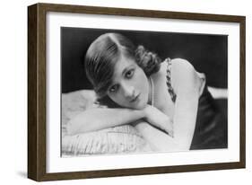 Doris Keane, American Actress, Early 20th Century-Claude Harris-Framed Photographic Print