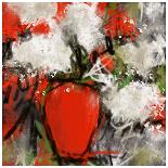 Vase Rouge-Doris Savard-Loft Art
