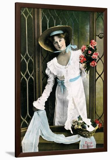 Doris Stocker, Actress, Early 20th Century-null-Framed Giclee Print