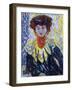 Doris with Ruff Collar, C. 1906-Ernst Ludwig Kirchner-Framed Giclee Print