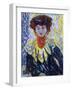 Doris with Ruff Collar, C. 1906-Ernst Ludwig Kirchner-Framed Giclee Print