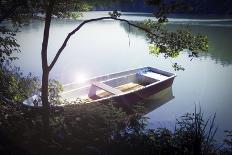 Boat by the Lake-Dorit Fuhg-Mounted Giclee Print