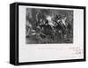 Dormez Donc, Avec Des Gaillards Comme Ca!, Siege of Paris, 1870-1871-Auguste Bry-Framed Stretched Canvas