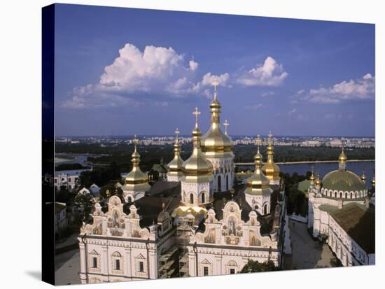 Dormition Cathedral, Kyiv-Pechersk Lavra monastery, Kiev, Ukraine-Jon Arnold-Stretched Canvas