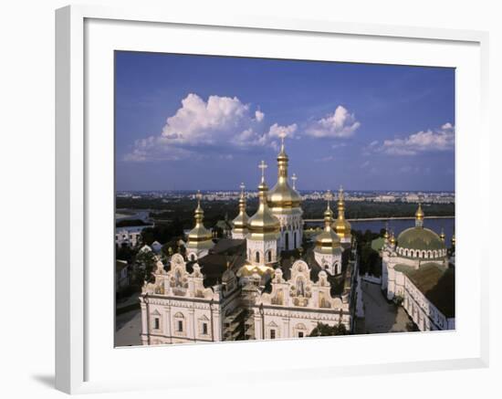 Dormition Cathedral, Kyiv-Pechersk Lavra monastery, Kiev, Ukraine-Jon Arnold-Framed Photographic Print