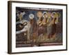 Dormition of Virgin Among Apostles, Detail, Byzantine Fresco-null-Framed Giclee Print