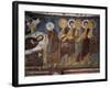 Dormition of Virgin Among Apostles, Detail, Byzantine Fresco-null-Framed Giclee Print