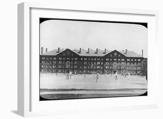 Dormitory Building, Harvard University, Massachusetts, USA, Late 19th or Early 20th Century-null-Framed Photographic Print