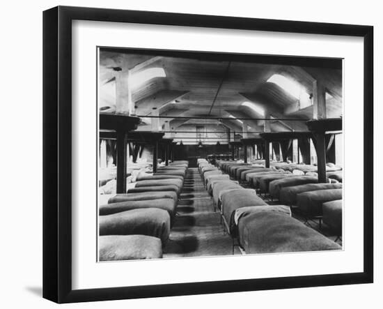 Dormitory of the Saint-Lazare Prison, Paris-null-Framed Photographic Print