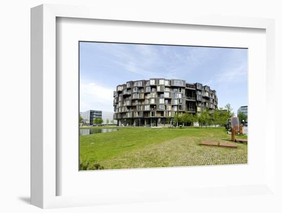 Dormitory, University Quarter, Orestad, Amager, Copenhagen, Denmark, Scandinavia-Axel Schmies-Framed Photographic Print