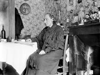 Auguste Rodin (1840-1917) Seated Beside His Work in His Studio-Dornac-Photographic Print