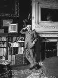 Auguste Rodin (1840-1917) Beside His Work in His Studio-Dornac-Photographic Print