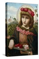 Dorothea and the Roses-Henry Ryland-Stretched Canvas