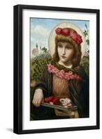 Dorothea and the Roses-Henry Ryland-Framed Giclee Print