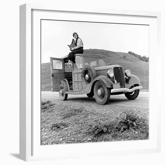 Dorothea Lange, American Documentary Photographer-Science Source-Framed Giclee Print