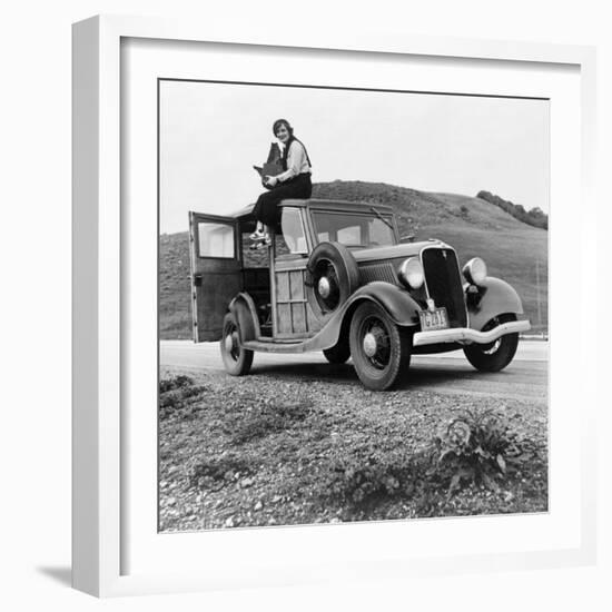 Dorothea Lange in California-null-Framed Photo