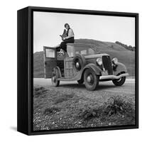 Dorothea Lange, Portrait of the Photographer-null-Framed Stretched Canvas