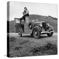 Dorothea Lange, Portrait of the Photographer-null-Stretched Canvas