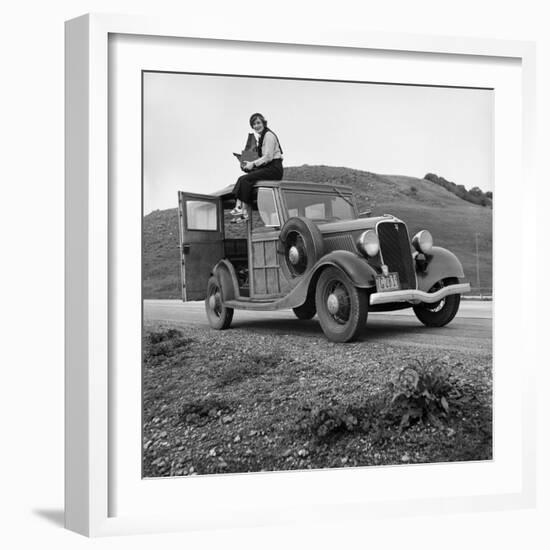 Dorothea Lange, Portrait of the Photographer-null-Framed Photographic Print