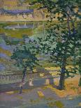 Summer Embankment-Dorothy A. Cadman-Stretched Canvas