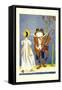 Dorothy and Frogman-John R. Neill-Framed Stretched Canvas