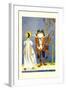 Dorothy and Frogman-John R. Neill-Framed Art Print