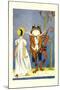 Dorothy and Frogman-John R. Neill-Mounted Art Print