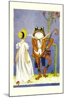 Dorothy and Frogman-John R. Neill-Mounted Art Print