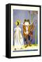 Dorothy and Frogman-John R. Neill-Framed Stretched Canvas