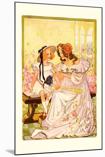 Dorothy and Ozma-John R. Neill-Mounted Art Print