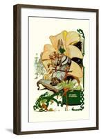 Dorothy and the King-John R. Neill-Framed Art Print