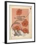 Dorothy and Toto Fall Asleep in the Deadly Poppy Field-null-Framed Art Print