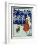 Dorothy and Toto Meet the Good Witch of the North and the Munchkins-null-Framed Photographic Print