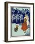 Dorothy and Toto Meet the Good Witch of the North and the Munchkins-null-Framed Photographic Print