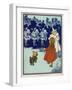 Dorothy and Toto Meet the Good Witch of the North and the Munchkins-null-Framed Photographic Print