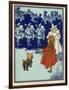 Dorothy and Toto Meet the Good Witch of the North and the Munchkins-null-Framed Photographic Print