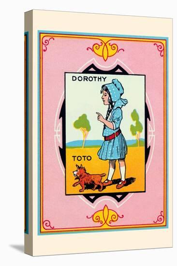 Dorothy and Toto-John R. Neill-Stretched Canvas