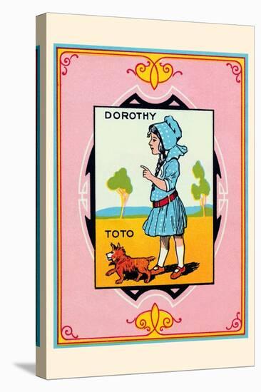 Dorothy and Toto-John R. Neill-Stretched Canvas