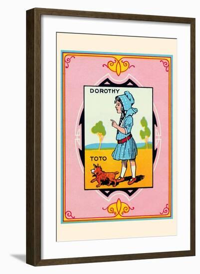 Dorothy and Toto-John R. Neill-Framed Art Print